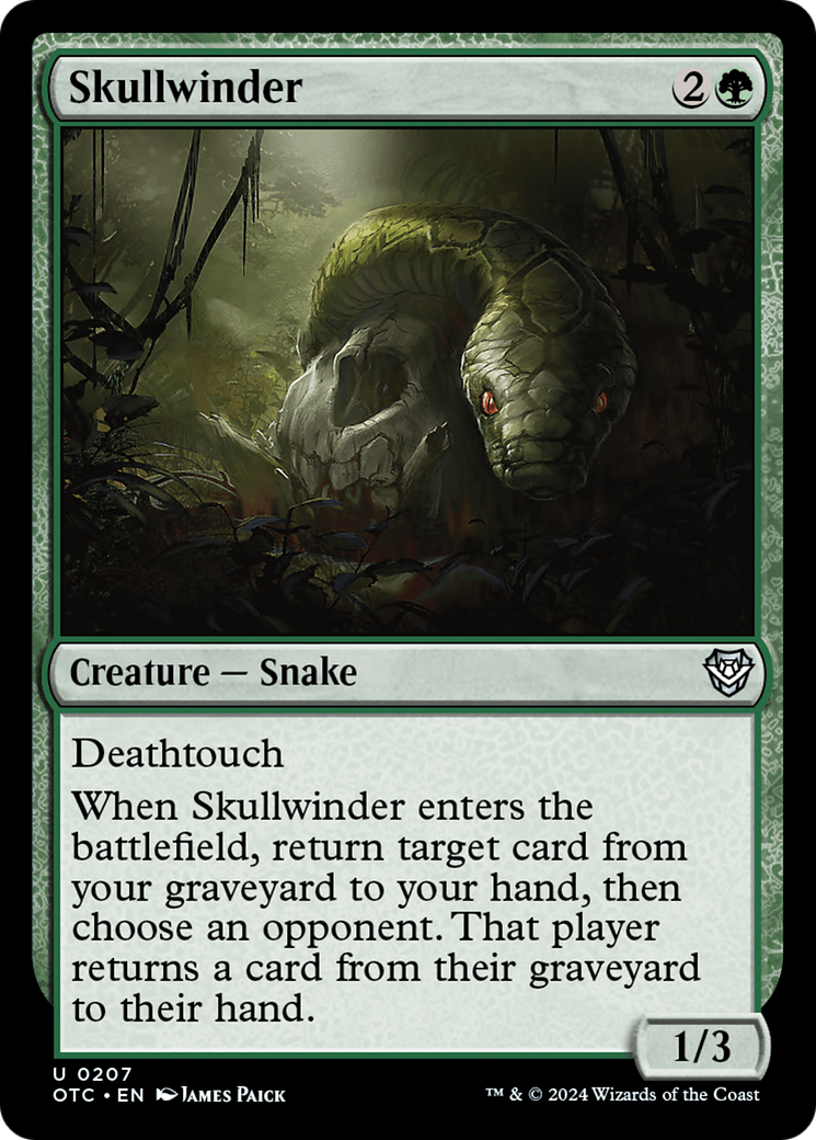 Skullwinder [Outlaws of Thunder Junction Commander] | Good Games Morley