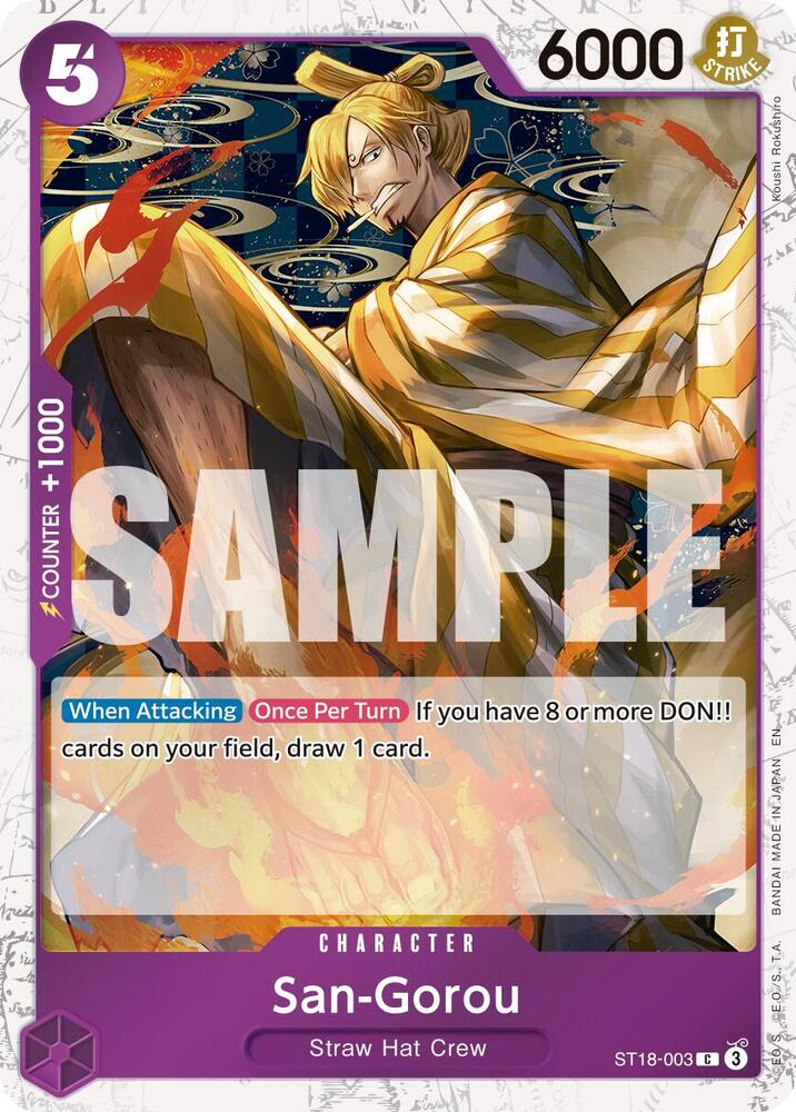 San-Gorou ST18-003 (Premium Booster -The Best- Vol. 2)  - Pirate Foil | Good Games Morley