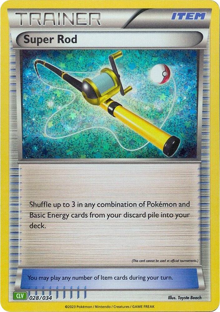 Super Rod CLV 028/034 (Trading Card Game Classic)  - Holofoil | Good Games Morley