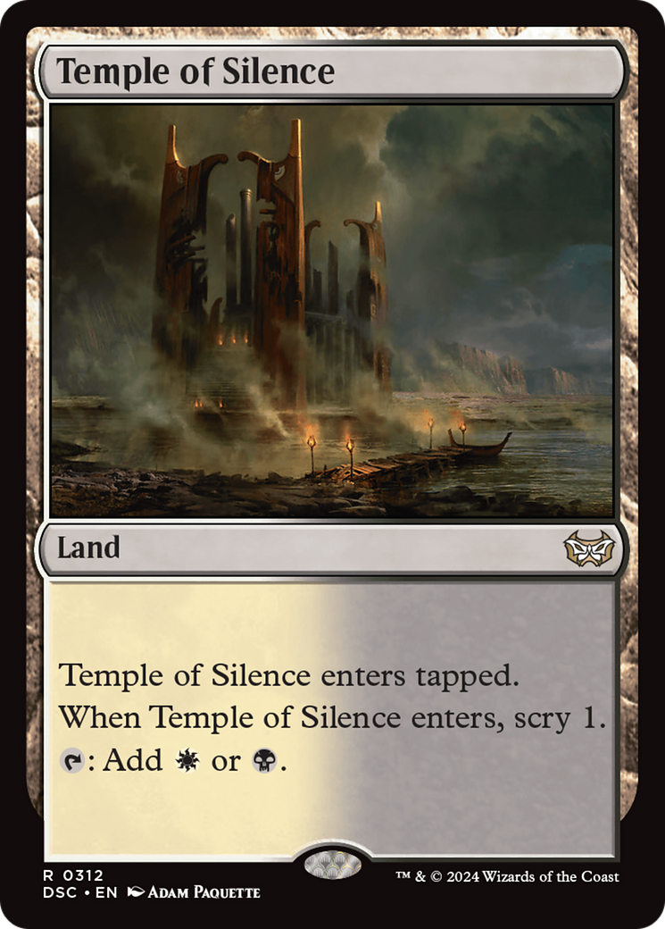 Temple of Silence [Duskmourn: House of Horror Commander] | Good Games Morley