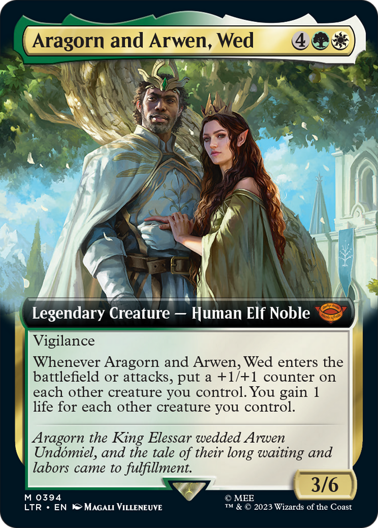 Aragorn and Arwen, Wed (Extended Art) [The Lord of the Rings: Tales of Middle-Earth] | Good Games Morley