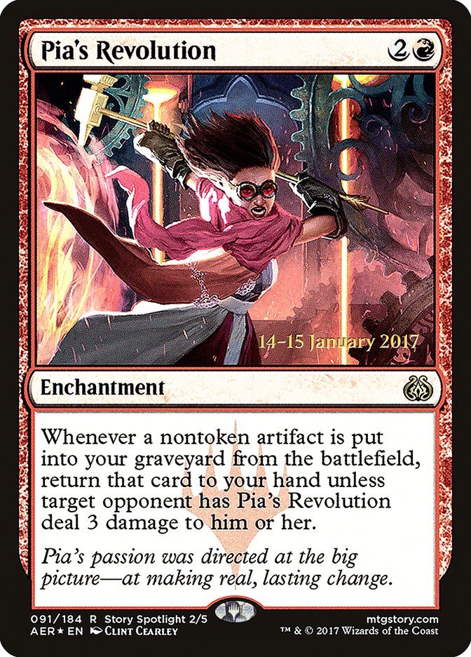 Pia's Revolution [Aether Revolt Prerelease Promos] | Good Games Morley