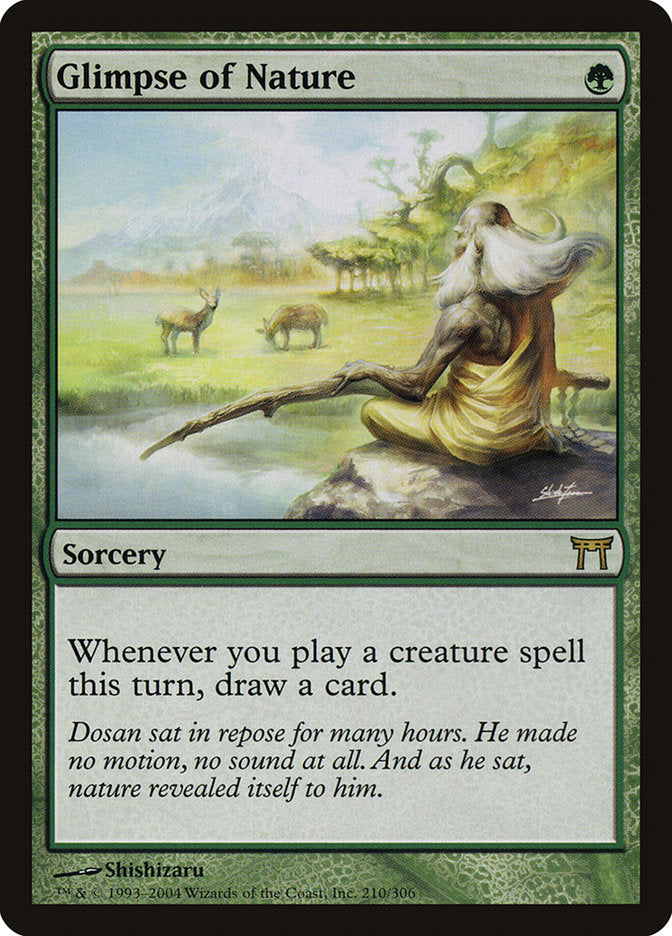 Glimpse of Nature 210/306 (Champions of Kamigawa)  | Good Games Morley
