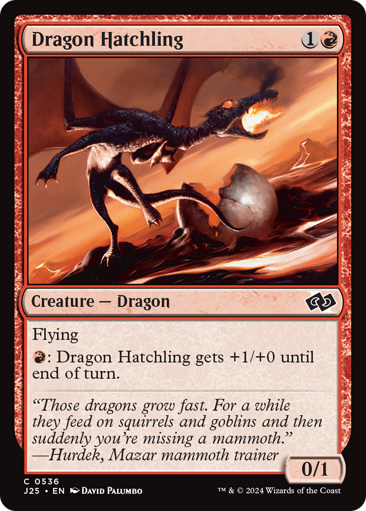 Dragon Hatchling [Foundations Jumpstart] | Good Games Morley