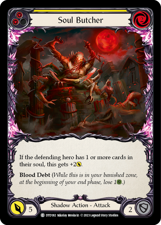 Soul Butcher (Yellow) [DTD182] (Dusk Till Dawn)  Rainbow Foil | Good Games Morley
