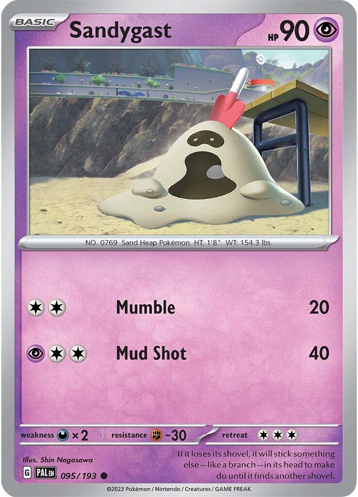 Sandygast (095/193) [Scarlet & Violet: Paldea Evolved] | Good Games Morley