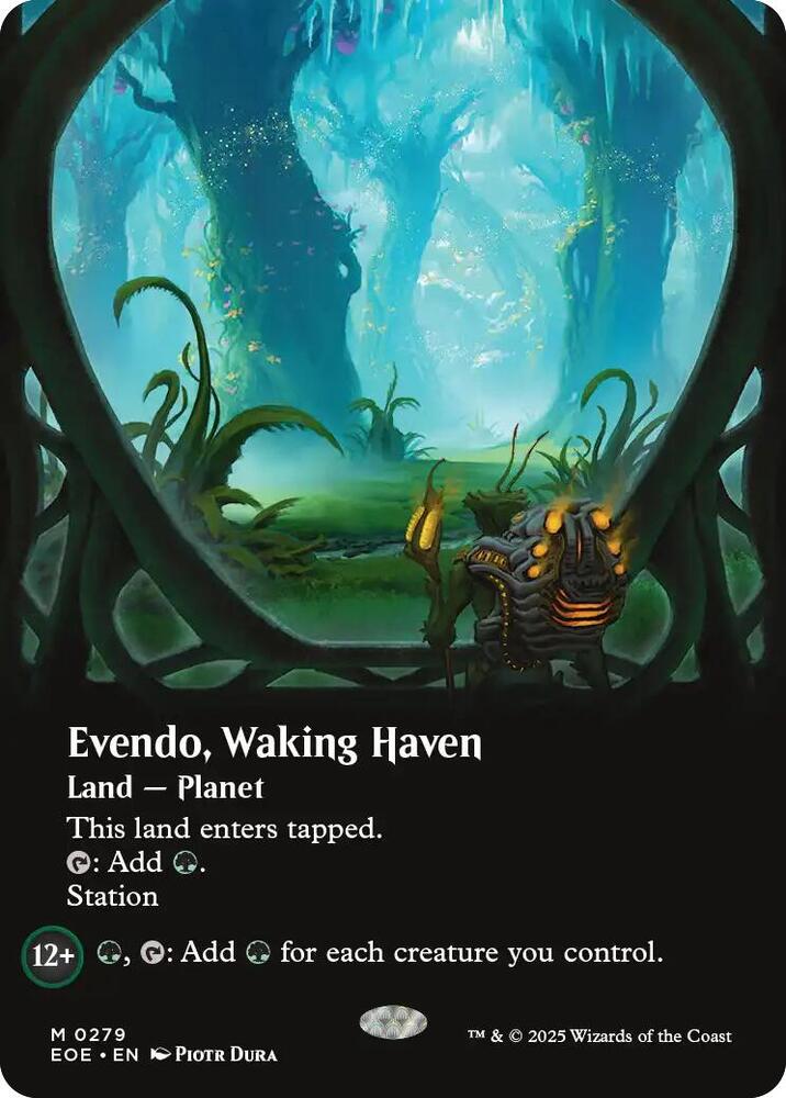 Evendo, Waking Haven 279 (Edge of Eternities)  - Borderless Foil | Good Games Morley