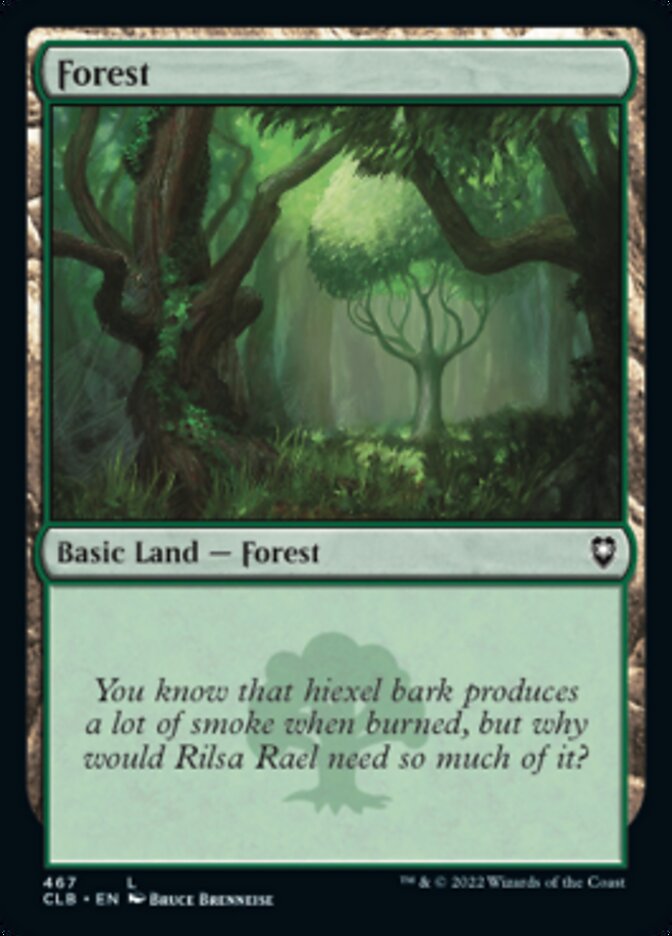 Forest (467) [Commander Legends: Battle for Baldur's Gate] | Good Games Morley