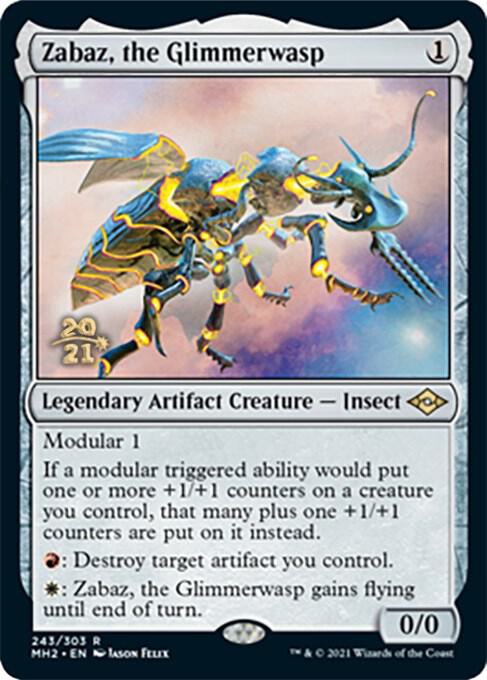 Zabaz the Glimmerwasp 243s/86 (Prerelease Cards)  - Foil | Good Games Morley