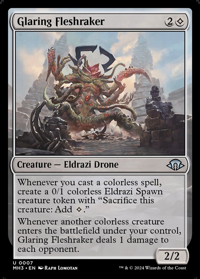 Glaring Fleshraker 7 (Modern Horizons 3)  - Foil | Good Games Morley