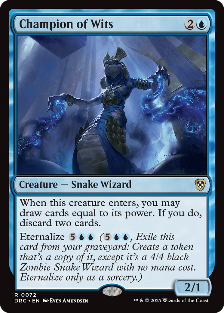 Champion of Wits [Aetherdrift Commander] | Good Games Morley