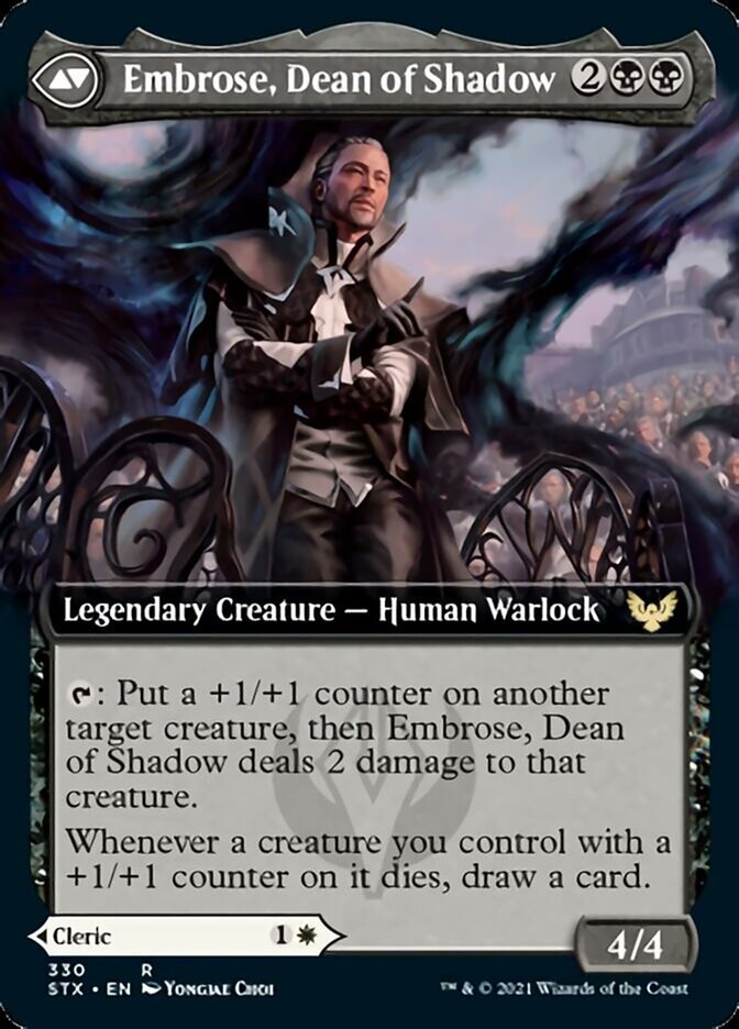 Shaile, Dean of Radiance // Embrose, Dean of Shadow (Extended Art) [Strixhaven: School of Mages] | Good Games Morley