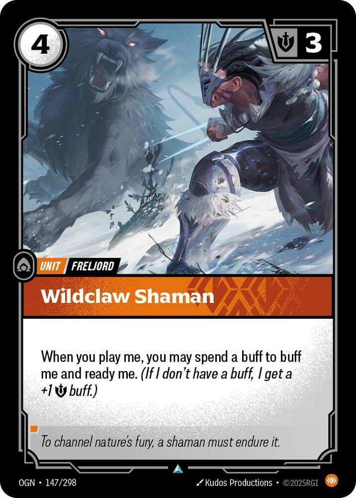 Wildclaw Shaman 147/298 (Origins)  | Good Games Morley