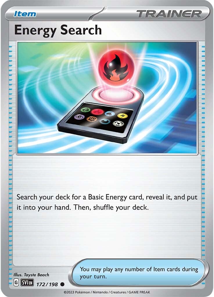Energy Search (172/198) [Scarlet & Violet: Base Set] | Good Games Morley