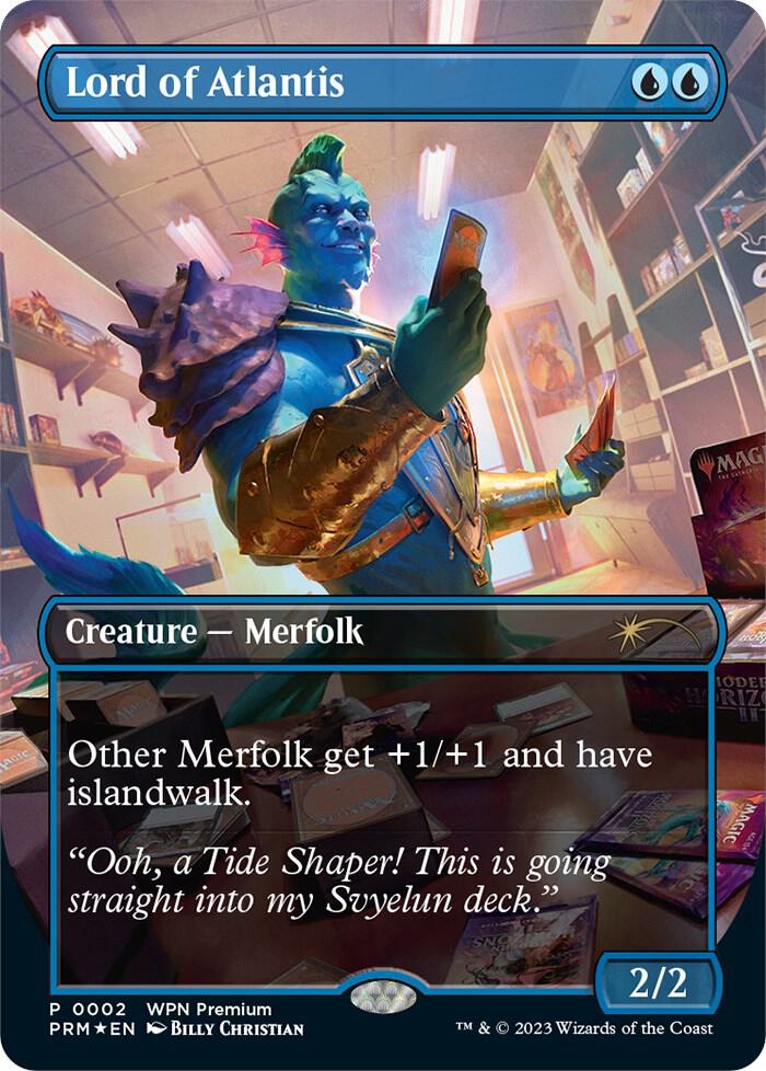 Lord of Atlantis 2/14 (WPN & Gateway Promos)  - Borderless Foil | Good Games Morley