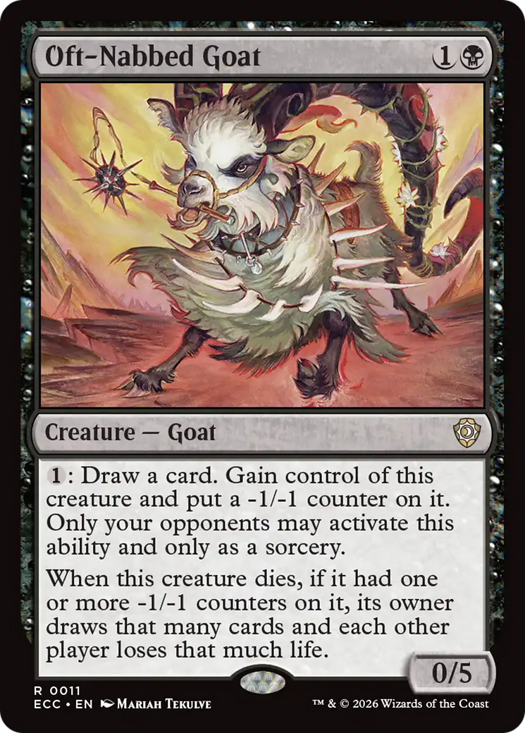 Oft-Nabbed Goat [Lorwyn Eclipsed Commander] | Good Games Morley