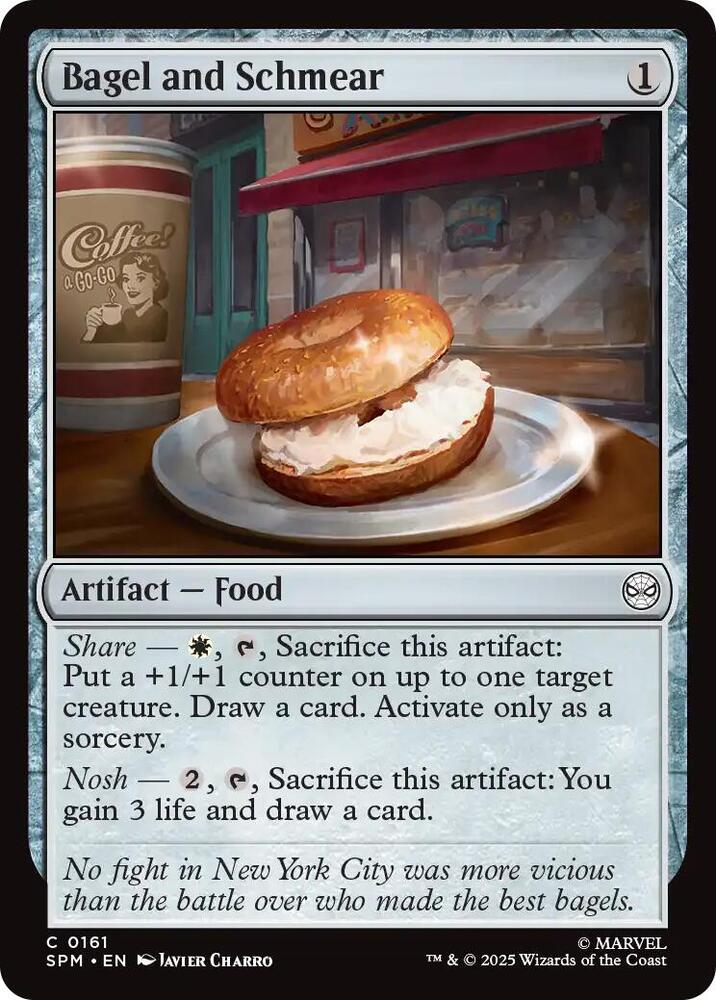 Bagel and Schmear 161/198 (Marvel's Spider-Man)  | Good Games Morley
