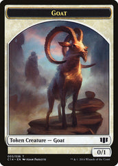 Goblin // Goat Double-Sided Token [Commander 2014 Tokens] | Good Games Morley