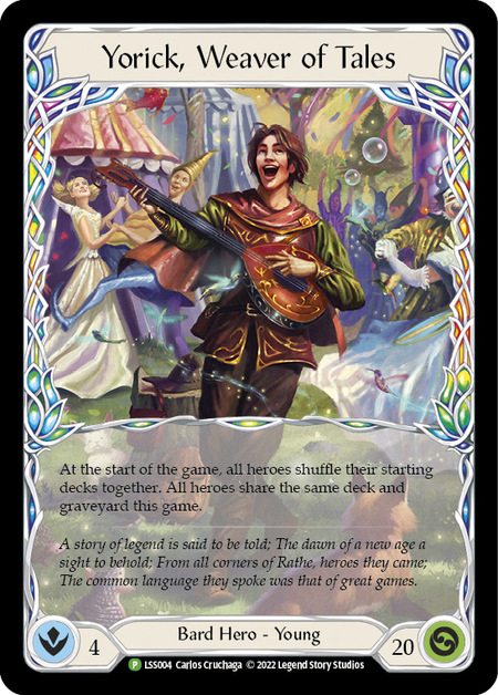 Yorick, Weaver of Tales [LSS004] (Promo)  Cold Foil | Good Games Morley