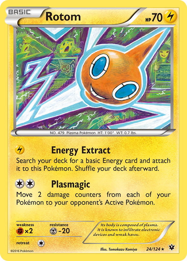 Rotom (24/124) [XY: Fates Collide] | Good Games Morley