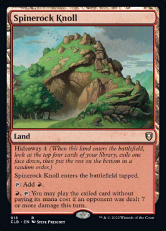 Spinerock Knoll [Commander Legends: Battle for Baldur's Gate] | Good Games Morley