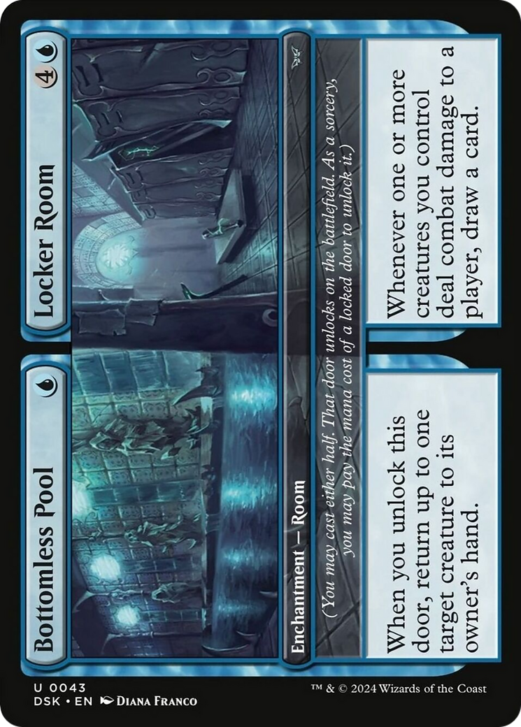 Bottomless Pool // Locker Room [Duskmourn: House of Horror] | Good Games Morley