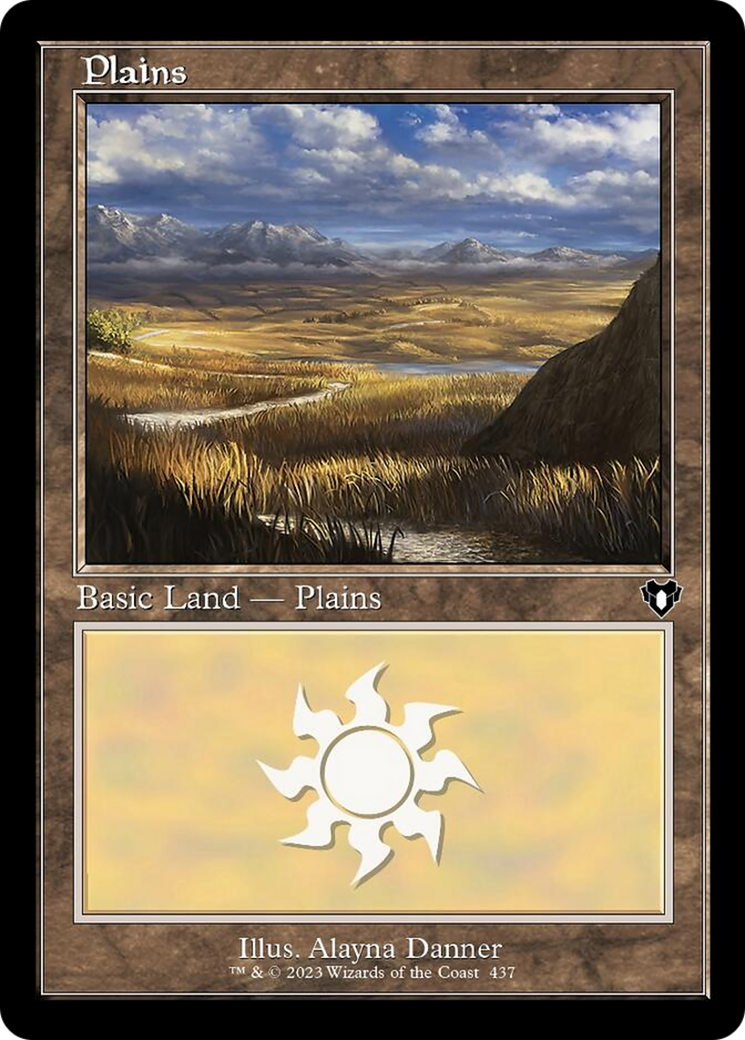 Plains (437) (Retro) [Commander Masters] | Good Games Morley