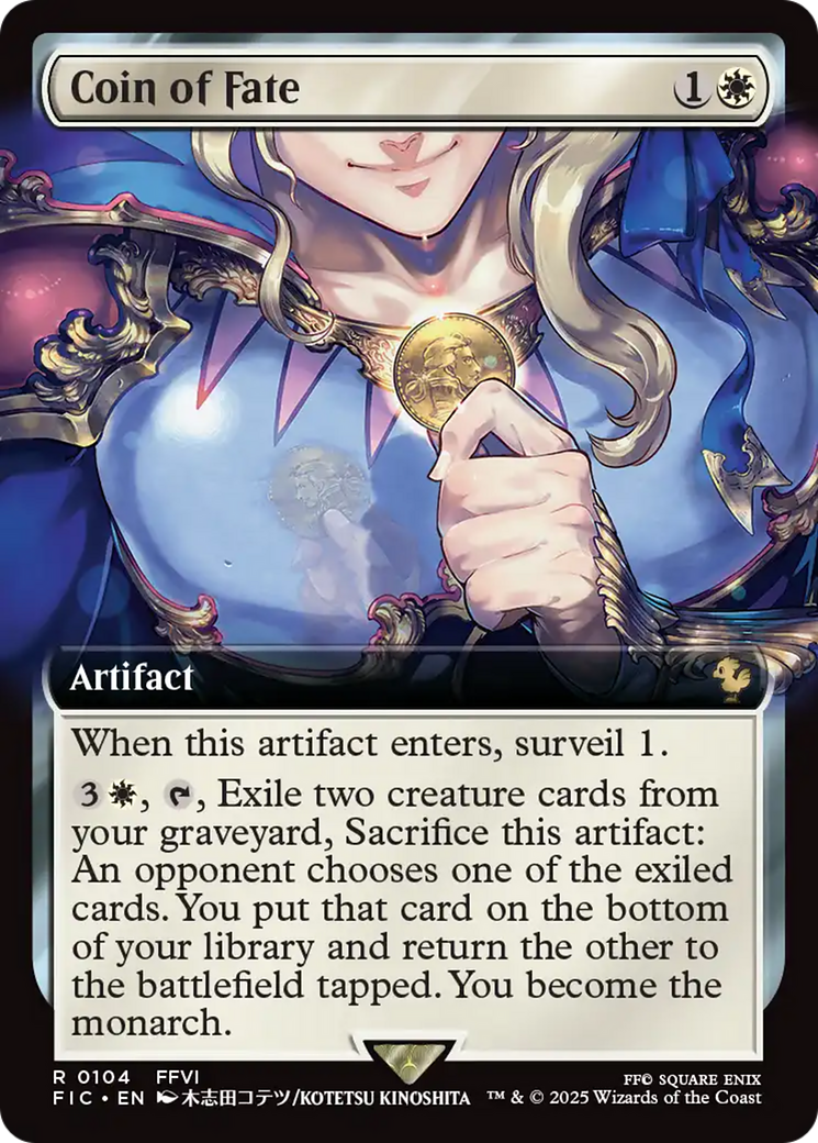 Coin of Fate (Extended Art) [FINAL FANTASY Commander] | Good Games Morley