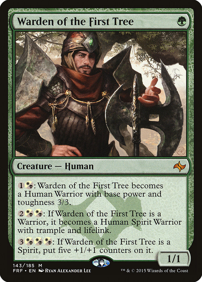 Warden of the First Tree 143/185 (Fate Reforged)  - Foil | Good Games Morley