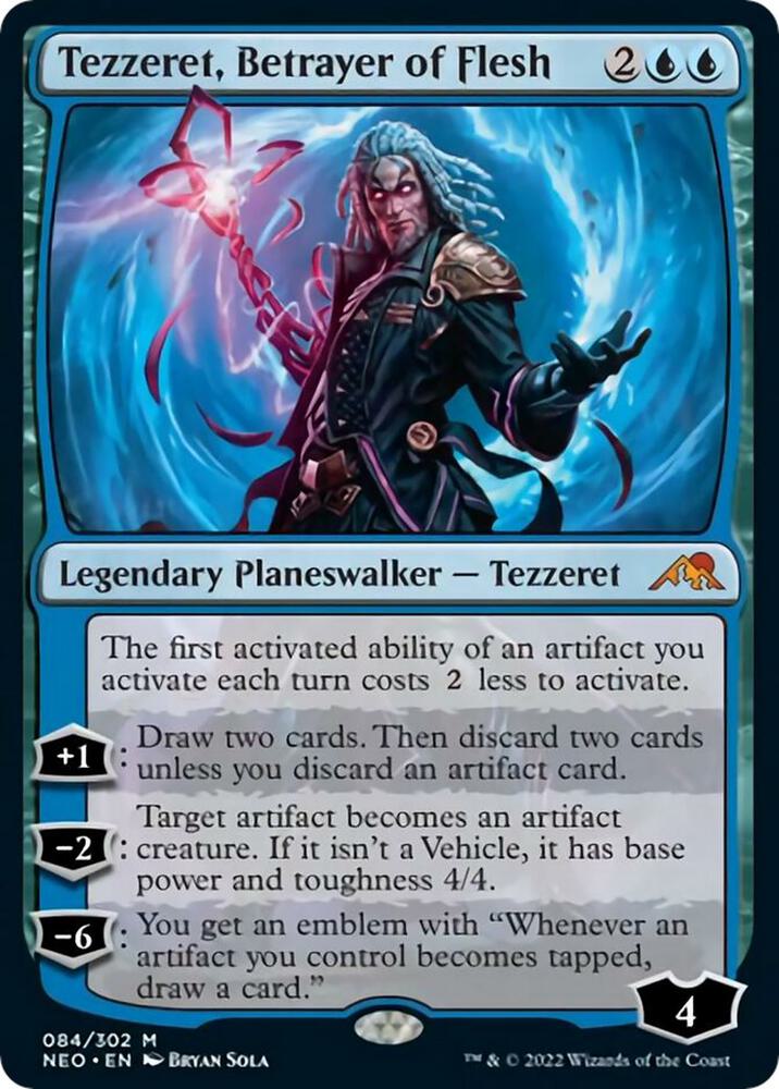 Tezzeret, Betrayer of Flesh 84/302 (Kamigawa: Neon Dynasty)  | Good Games Morley