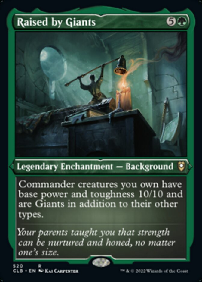 Raised by Giants (Foil Etched) [Commander Legends: Battle for Baldur's Gate] | Good Games Morley