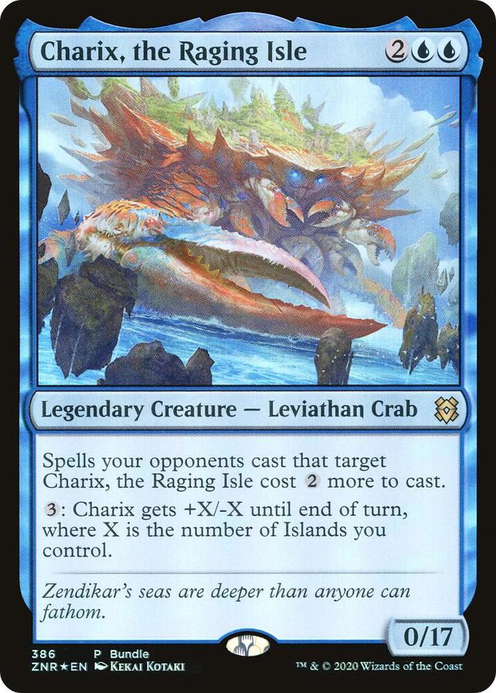 Charix the Raging Isle ZNR Bundle 386/280 (Unique and Miscellaneous Promos)  - Foil | Good Games Morley