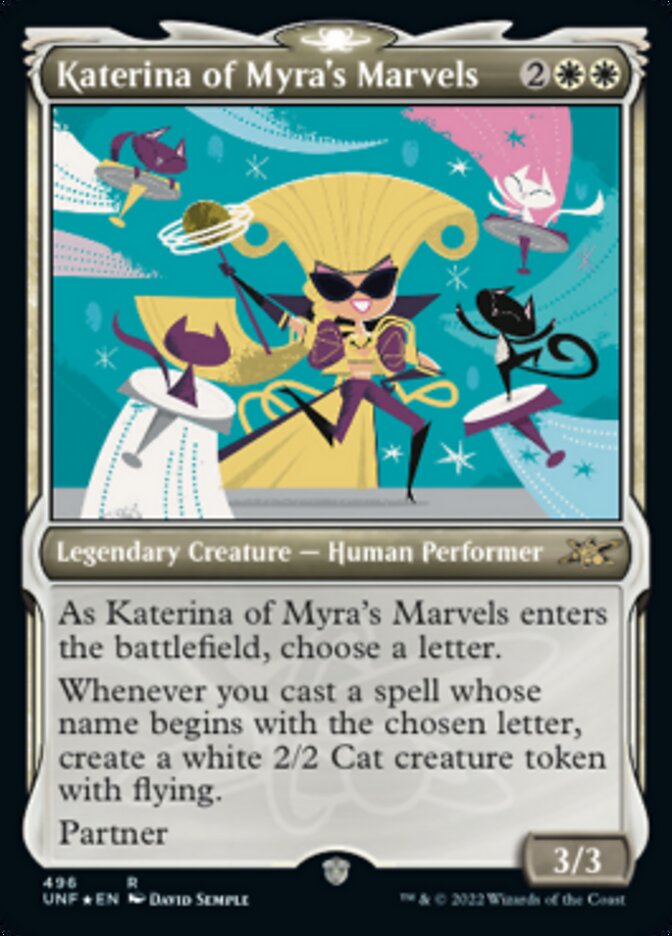 Katerina of Myra's Marvels (Showcase) (Galaxy Foil) [Unfinity] | Good Games Morley