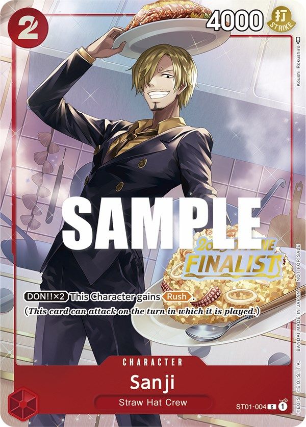 Sanji (Offline Regional 2023) [Finalist] [One Piece Promotion Cards] | Good Games Morley