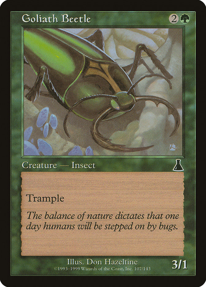 Goliath Beetle 107/143 (Urza's Destiny)  - Foil | Good Games Morley