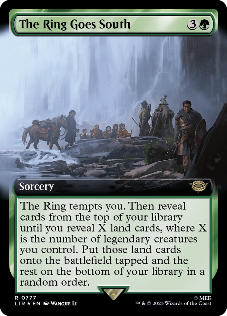 The Ring Goes South (Extended Art) (Surge Foil) [The Lord of the Rings: Tales of Middle-Earth] | Good Games Morley