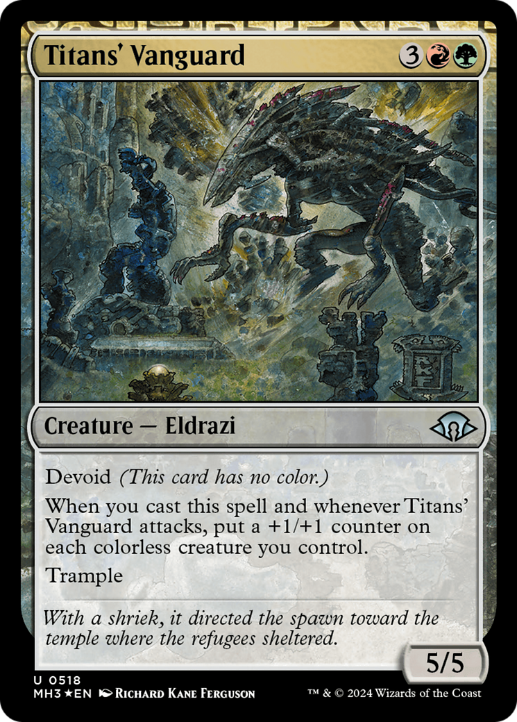 Titans' Vanguard (Ripple Foil) [Modern Horizons 3] | Good Games Morley