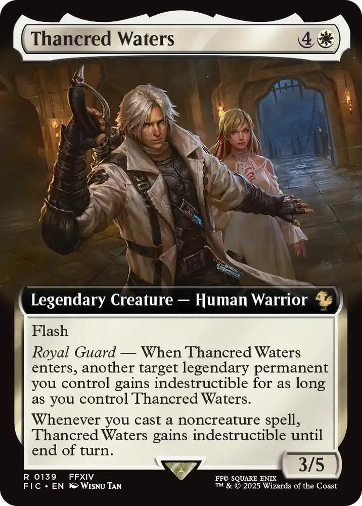 Thancred Waters  139 (Commander: FINAL FANTASY)  - Extended Art Foil | Good Games Morley
