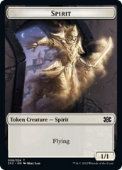 Wrenn and Six Emblem // Spirit (008) Double-Sided Token [Double Masters 2022 Tokens] | Good Games Morley