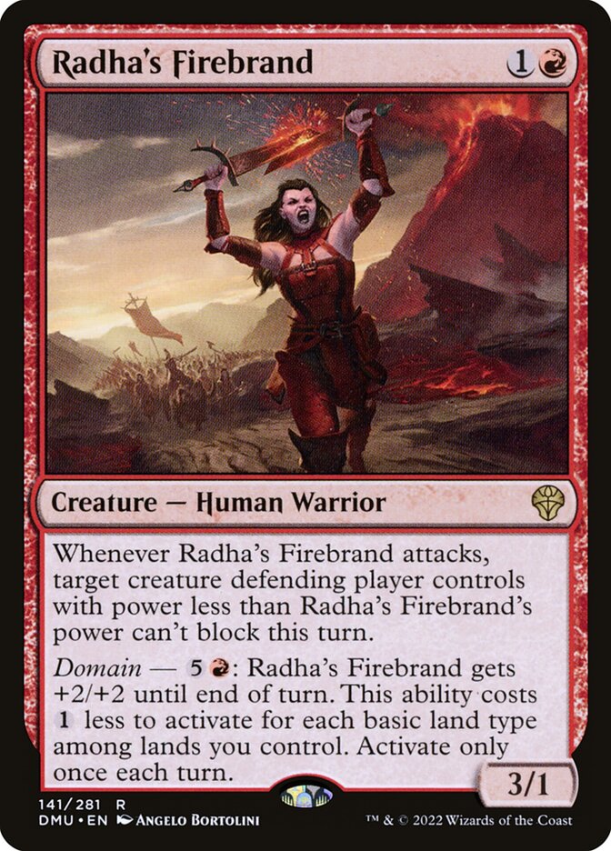 Radha's Firebrand 141/281 (Dominaria United)  - Foil | Good Games Morley