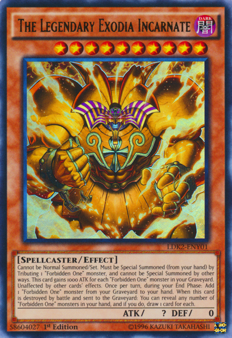The Legendary Exodia Incarnate [LDK2-ENY01] Ultra Rare | Good Games Morley