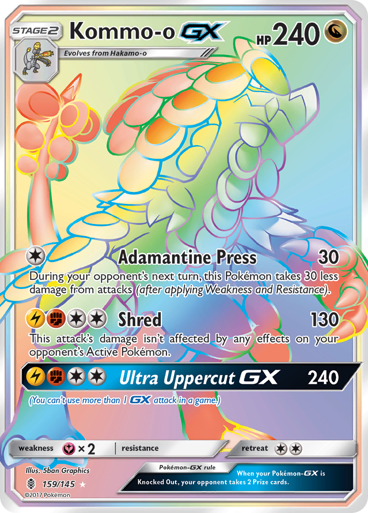 Kommo-o GX (159/145) [Sun & Moon: Guardians Rising] | Good Games Morley