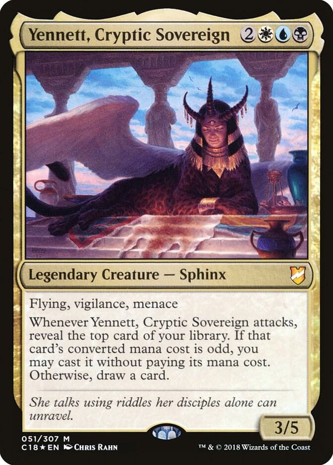 Yennett, Cryptic Sovereign 51/307 (Commander 2018)  - Foil | Good Games Morley