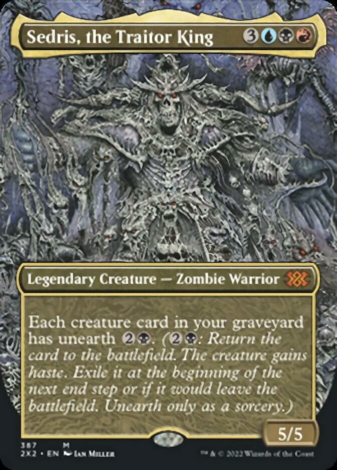 Sedris, the Traitor King (Borderless Alternate Art) [Double Masters 2022] | Good Games Morley