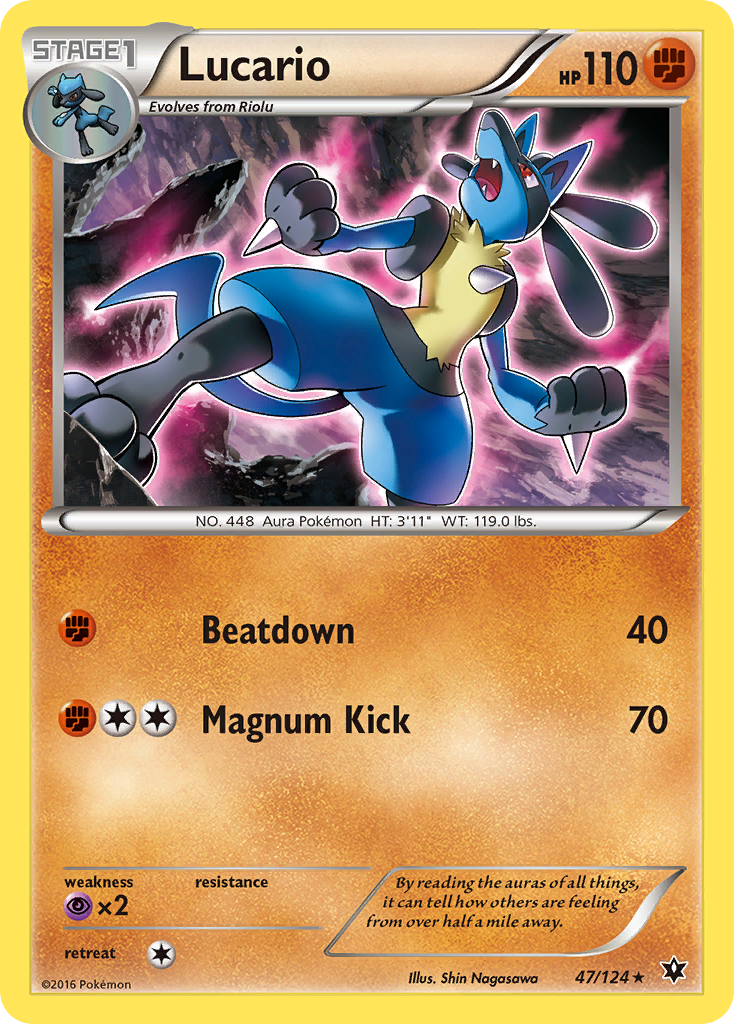 Lucario (47/124) [XY: Fates Collide] | Good Games Morley