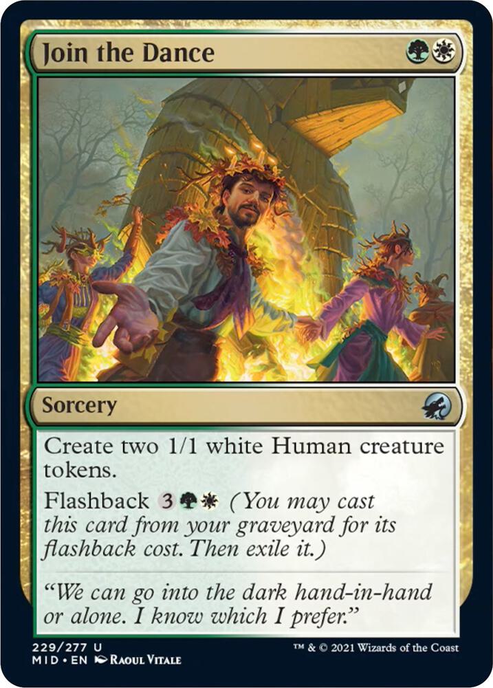 Join the Dance 229/277 (Innistrad: Midnight Hunt)  - Foil | Good Games Morley