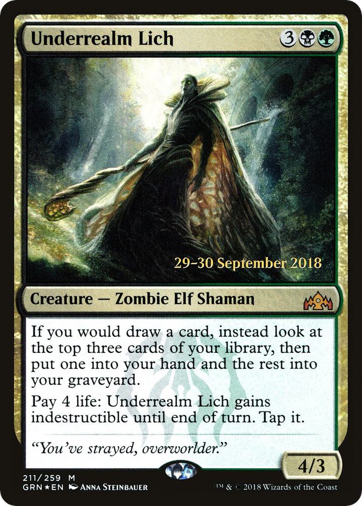 Underrealm Lich 211s/84 (Prerelease Cards)  - Foil | Good Games Morley