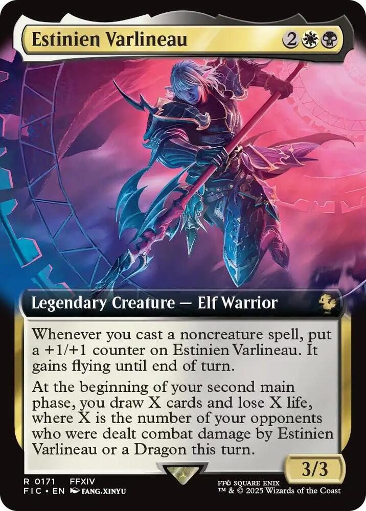 Estinien Varlineau  171 (Commander: FINAL FANTASY)  - Extended Art | Good Games Morley