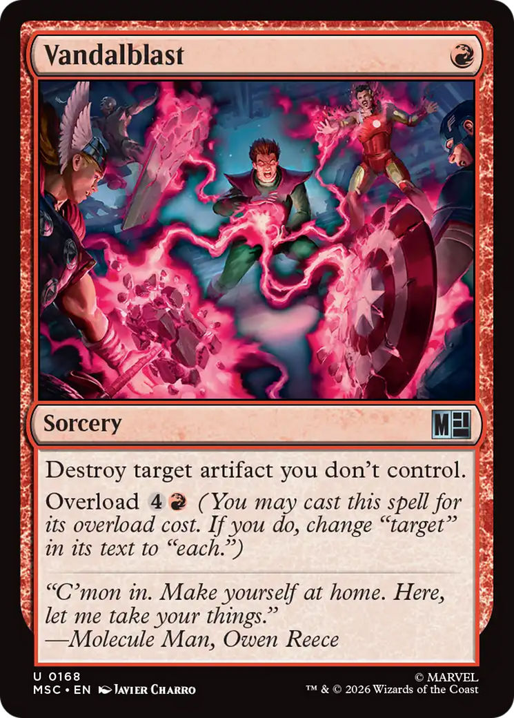 Vandalblast (Surge Foil) [Marvel Super Heroes Commander] | Good Games Morley
