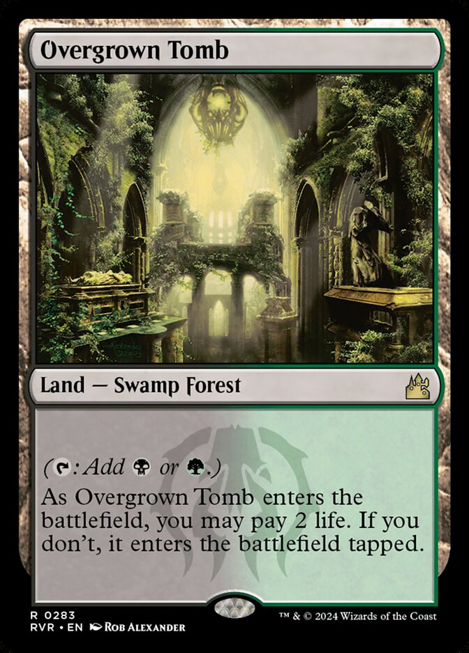 Overgrown Tomb 283/291 (Ravnica Remastered)  | Good Games Morley